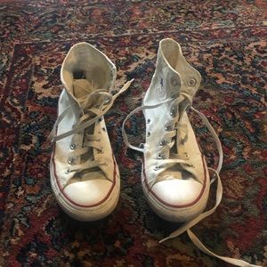 Converse shoes | white high tops